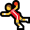 Man Playing Handball emoji on Microsoft